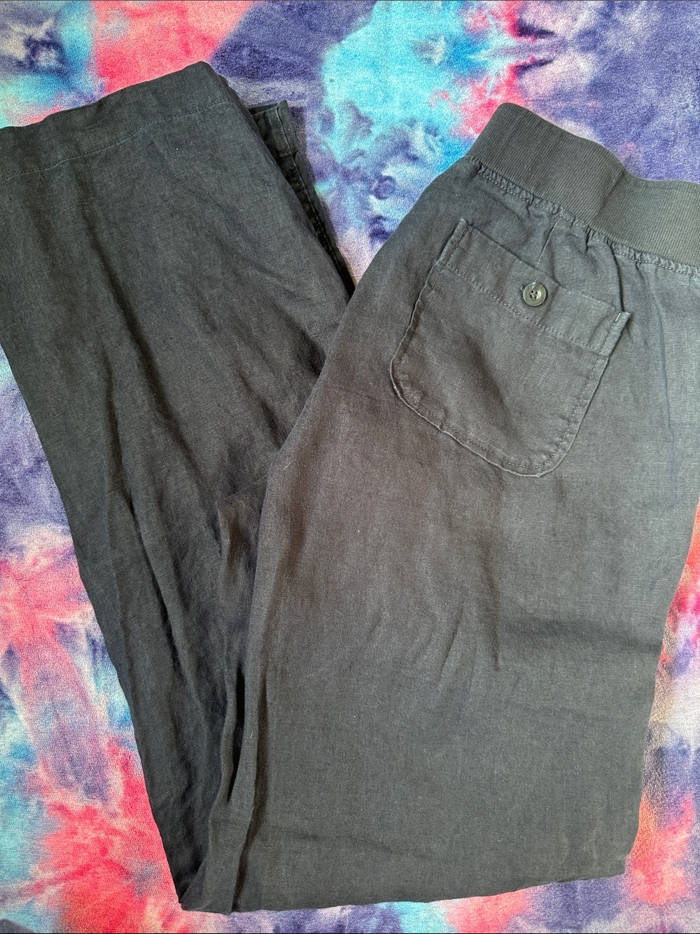 Athleta Wide-Leg Pants in Black